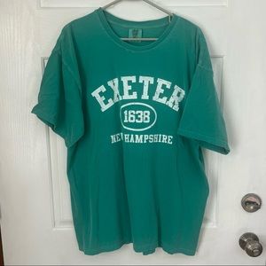 Exeter NH comfort colors kelly green tee